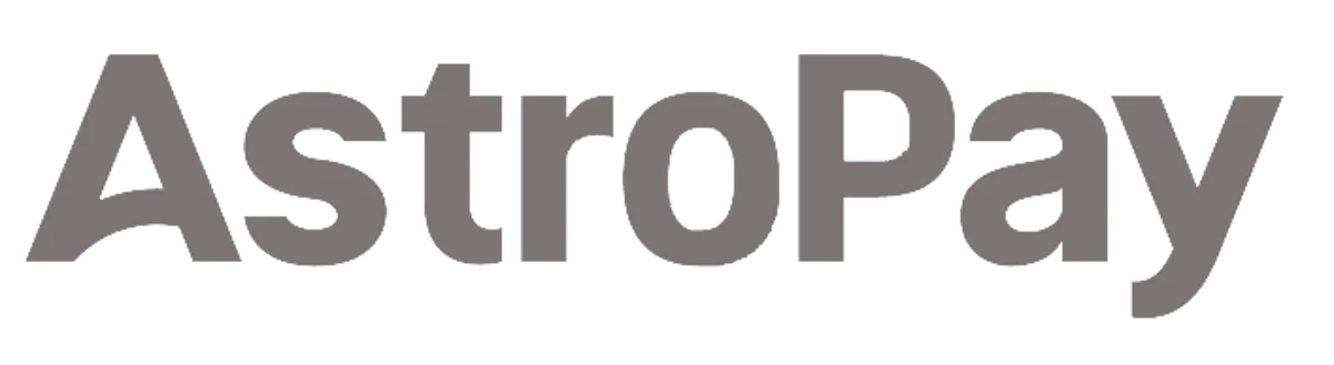 Distintivo de AstroPay listado entre los medios de pago de la sección de casino.