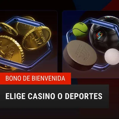 Banner de bienvenida dirigido al público de Chile publicado en la sección de casino.